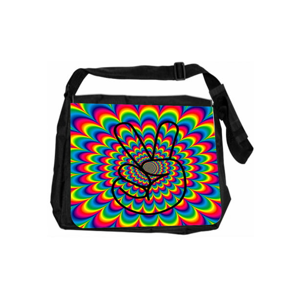 Colorful Retro Abstract Printed Laptop Shoulder Bag,Laptop case Handbag Business Messenger Bag Briefcase 